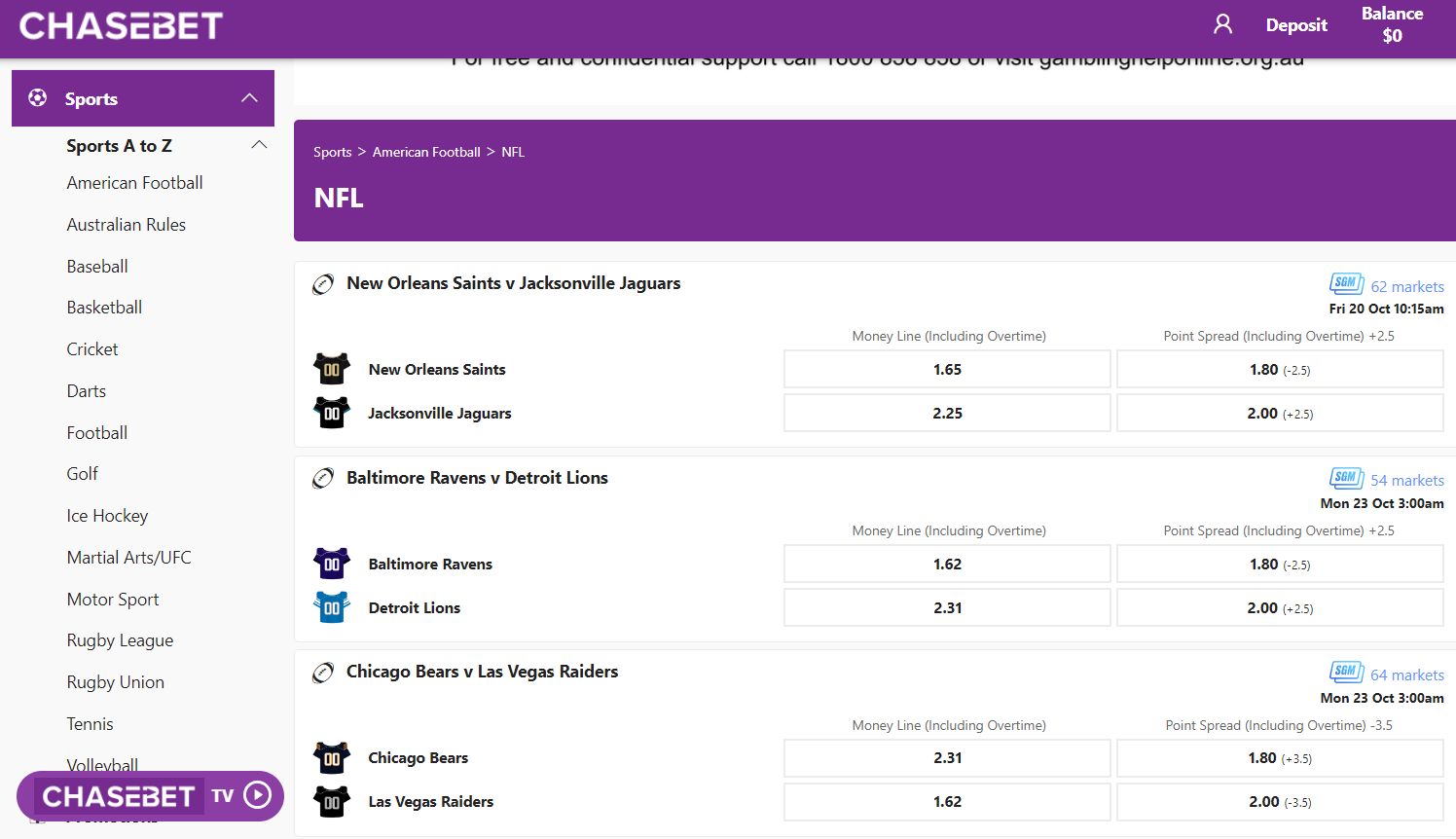 Chasebet Sports